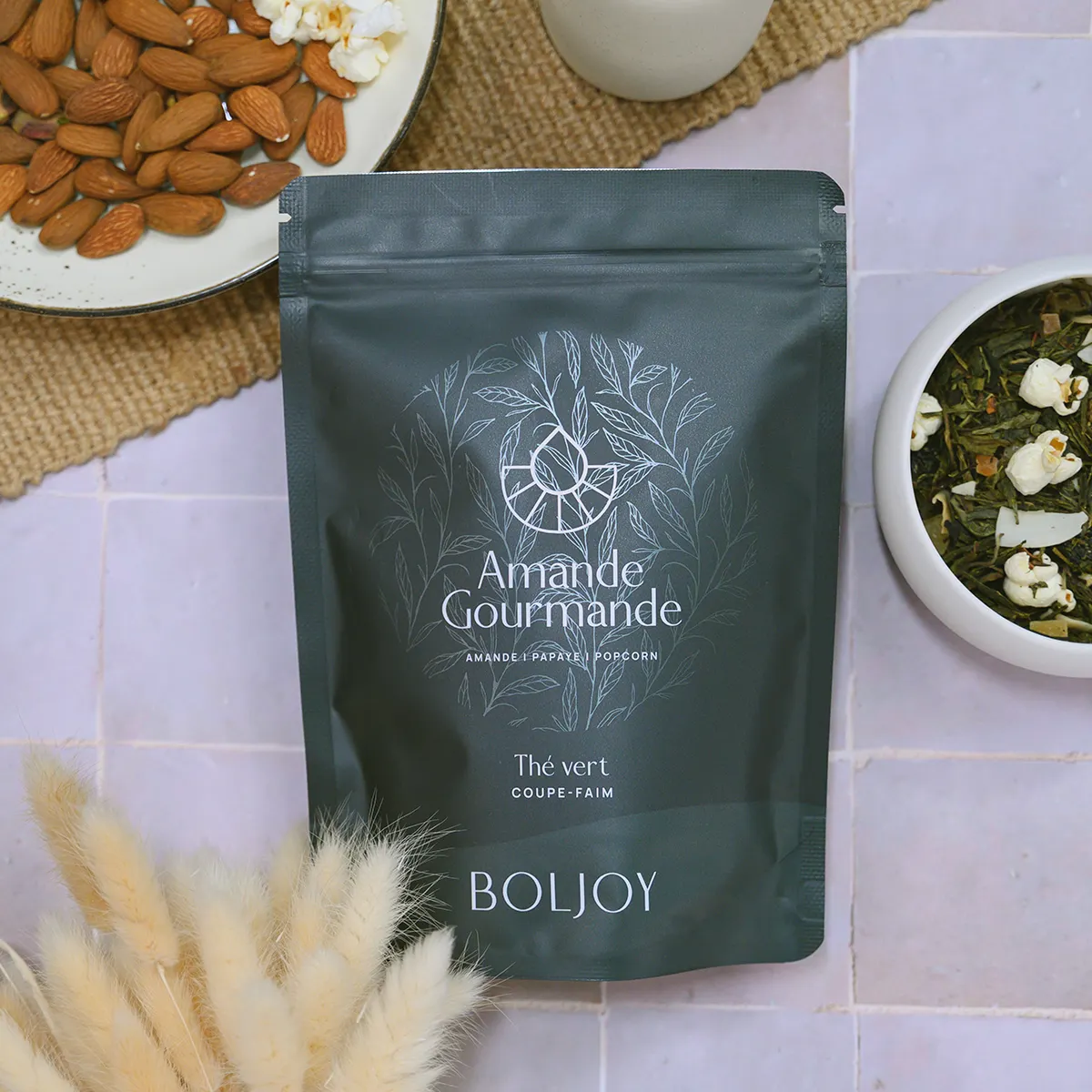 Thé vert amande gourmande boljoy