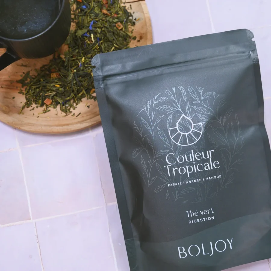 Couleur tropicale thé vert