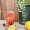 Infusion glacée framboise et florale
