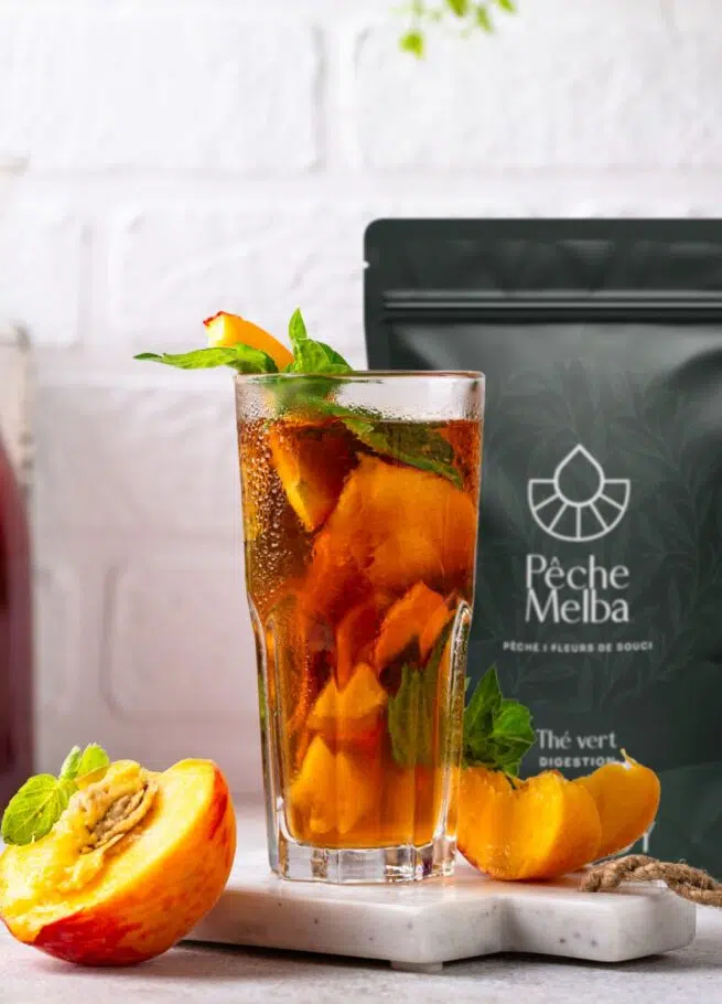 ice tea maison peche boljoy